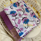 Lavender Georgette Saree -VS1857